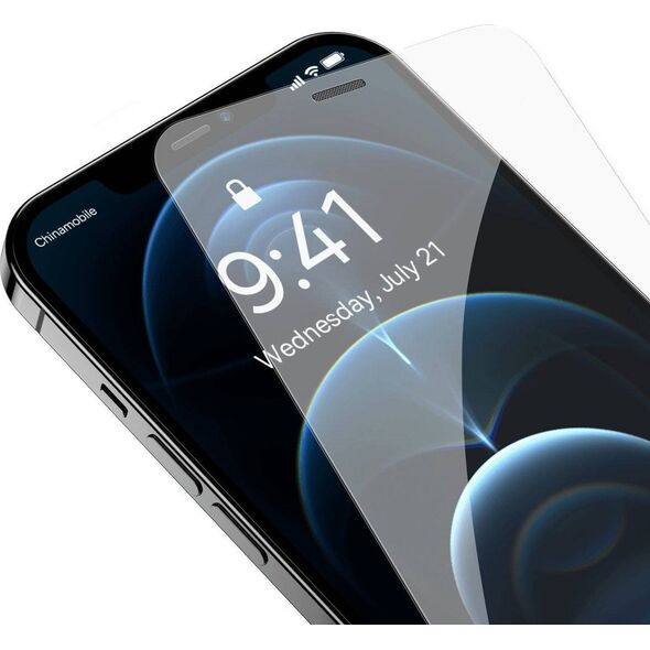 Baseus Szkło hartowane Baseus 0.4mm Corning HD Iphone 12 Pro MAX + zestaw czyszczący 12944225 6932172626259
