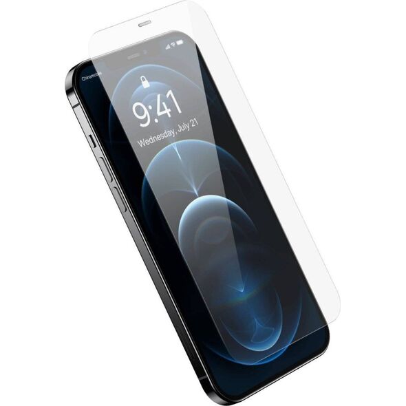 Baseus Szkło hartowane Baseus 0.4mm Corning HD Iphone 12 Pro MAX + zestaw czyszczący 12944225 6932172626259