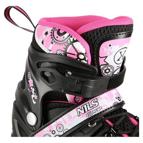 Rolki Nils Extreme NH10905 rekreacyjne regulowane różowe r. 35-38 12966993 5907695520156