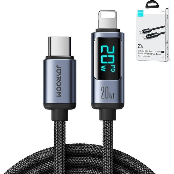 Kabel USB Joyroom USB-C - Lightning 1.2 m Czarny (S-CL020A16) 12971799 6956116750626