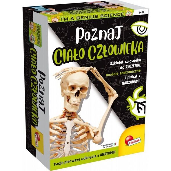 Lisciani Zestaw naukowy Im a Genius Poznaj ciało człowieka 12994504 8008324101474