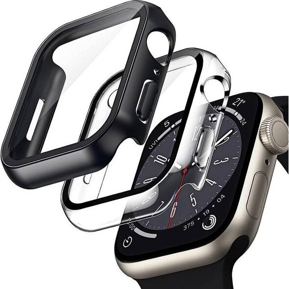 Crong Crong Hybrid Watch Case - Etui ze szkłem Apple Watch 45mm (Clear) 12996229 5904310702959