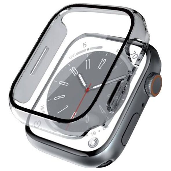 Crong Crong Hybrid Watch Case - Etui ze szkłem Apple Watch 44mm (Clear) 12996230 5904310702911