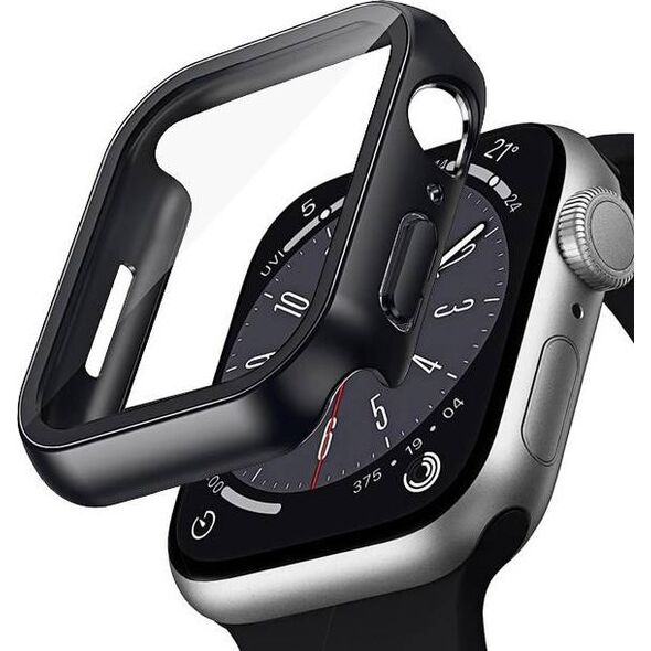 Crong Crong Hybrid Watch Case - Etui ze szkłem Apple Watch 45mm (Black) 12996240 5904310702942