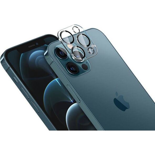 Crong Crong Lens Shield - Szkło na aparat i obiektyw iPhone 12 Pro 12996242 5904310702584