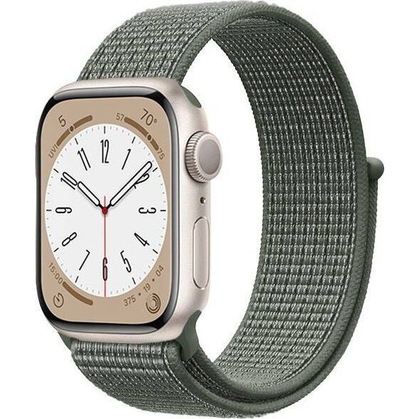 Crong Crong Nylon - Pasek sportowy do Apple Watch 42/44/45/49 mm (Military Green) 12996248 5904310703000