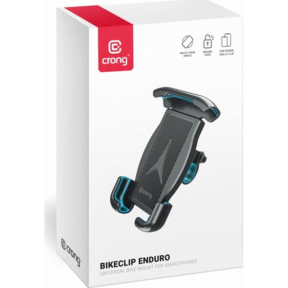 Crong Crong Bikeclip Enduro - Uchwyt na telefon do roweru (czarny) 12996251 5904310702683