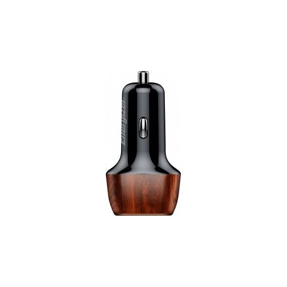 Ładowarka Energizer Energizer Ultimate - Ładowarka samochodowa USB-C & USB-A 38W PD + QC3.0 (Walnut) 12996263 3492548232819