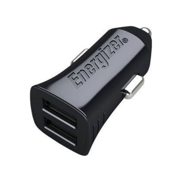 Ładowarka Energizer Energizer Classic - Ładowarka samochodowa 2x USB-A 2.4A 12W (Czarny) 12996265 3492548223855