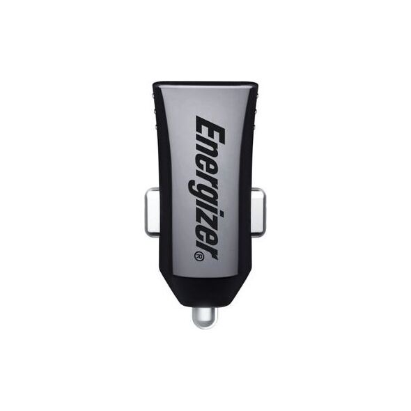 Ładowarka Energizer Energizer Classic - Ładowarka samochodowa 2x USB-A 2.4A 12W (Czarny) 12996265 3492548223855