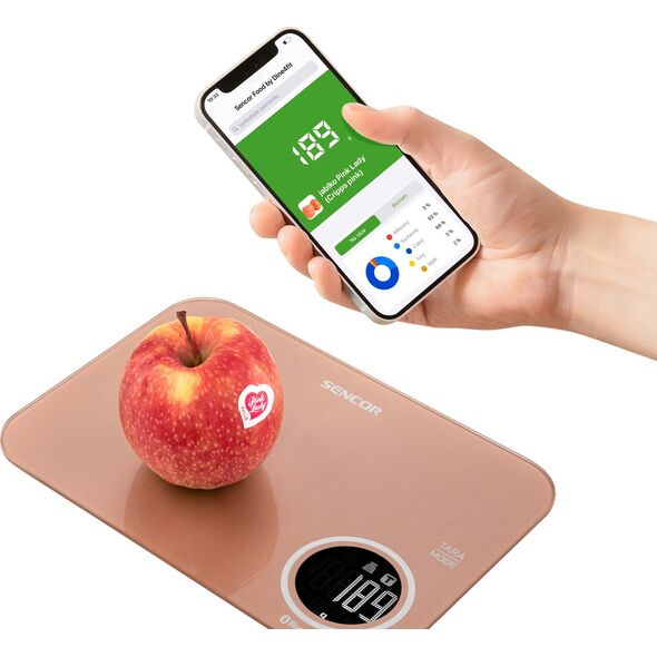 Waga kuchenna Sencor SKS 7076GD z Bluetooth 12996394 8590669263202