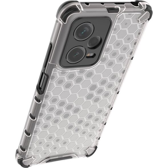 Hurtel Honeycomb etui do Xiaomi Redmi Note 12 Pro+ pancerny hybrydowy pokrowiec czarne 13002039 9145576277737