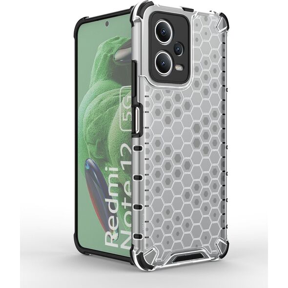 Hurtel Honeycomb etui do Xiaomi Redmi Note 12 5G / Poco X5 5G pancerny hybrydowy pokrowiec niebieskie 13002043 9145576277706