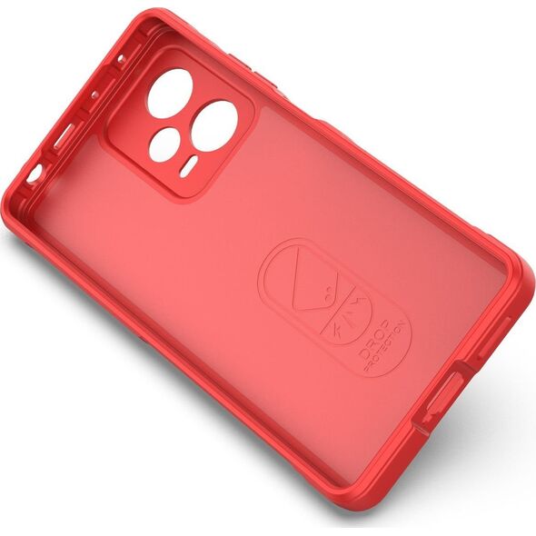 Hurtel Magic Shield Case etui do Xiaomi Redmi Note 12 Pro+ elastyczny pancerny pokrowiec czerwone 13002332 9145576277546