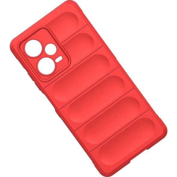 Hurtel Magic Shield Case etui do Xiaomi Redmi Note 12 Pro+ elastyczny pancerny pokrowiec czerwone 13002332 9145576277546