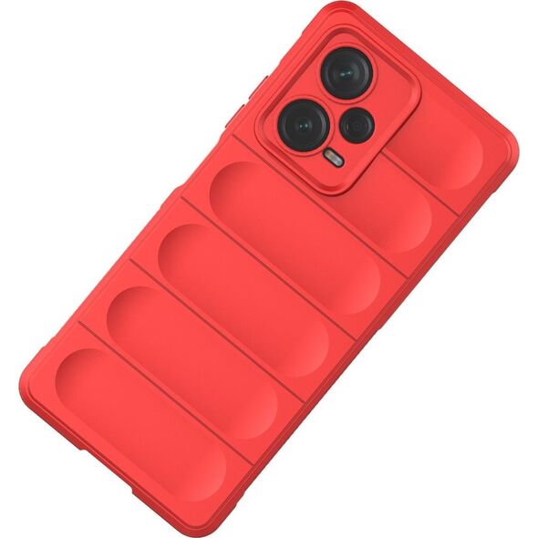Hurtel Magic Shield Case etui do Xiaomi Redmi Note 12 Pro+ elastyczny pancerny pokrowiec czerwone 13002332 9145576277546