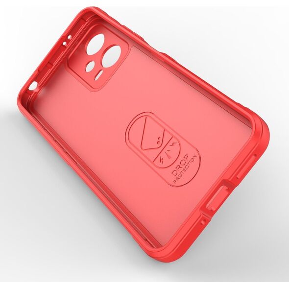 Hurtel Magic Shield Case etui do Xiaomi Redmi Note 12 5G / Poco X5 5G elastyczny pancerny pokrowiec czerwone 13002343 9145576277447
