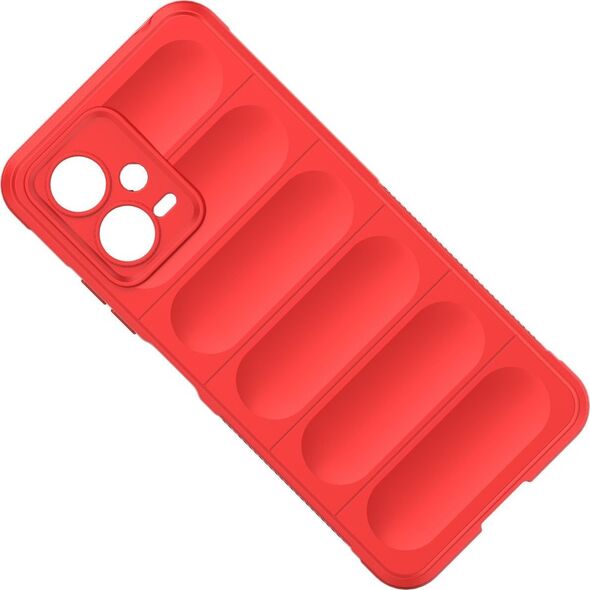Hurtel Magic Shield Case etui do Xiaomi Redmi Note 12 5G / Poco X5 5G elastyczny pancerny pokrowiec czerwone 13002343 9145576277447