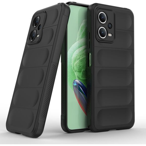 Hurtel Magic Shield Case etui do Xiaomi Redmi Note 12 5G / Poco X5 5G elastyczny pancerny pokrowiec czarne 13002345 9145576277430