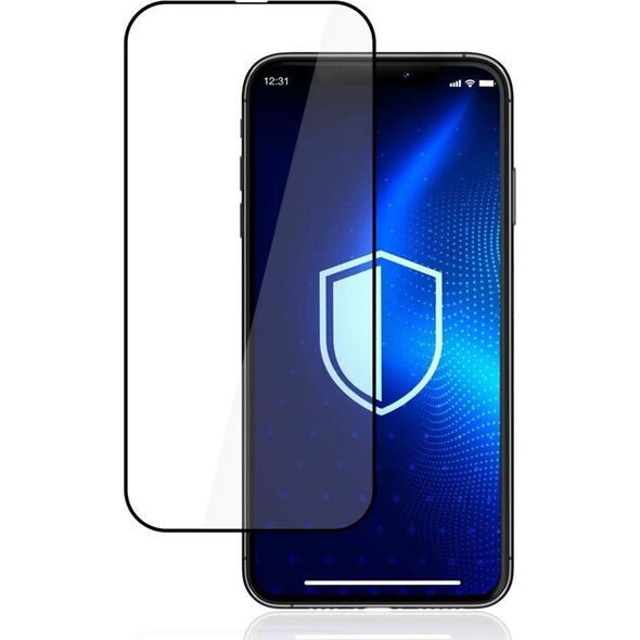 3MK Szkło Hartowane 5D IPHONE 12 / 12 PRO 3MK VibyGlass czarne 13010936 5903108520867