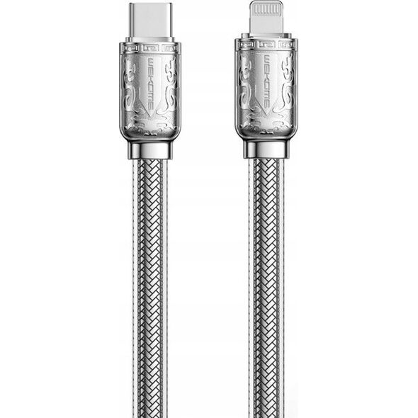 Kabel USB Wekome USB-C - Lightning 1 m Srebrny (WK-WDC-178) 13026869 6941027632451