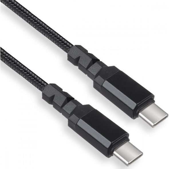 Kabel USB Maclean USB-C - USB-C 2 m Czarny (3) 13026884 5902211130550