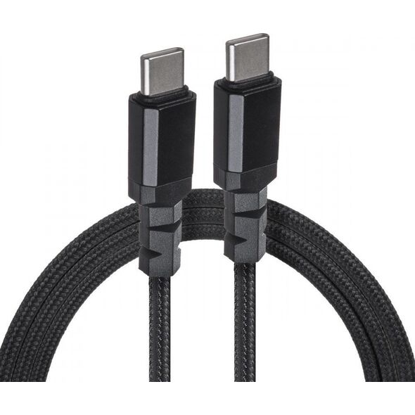 Kabel USB Maclean USB-C - USB-C 2 m Czarny (3) 13026884 5902211130550