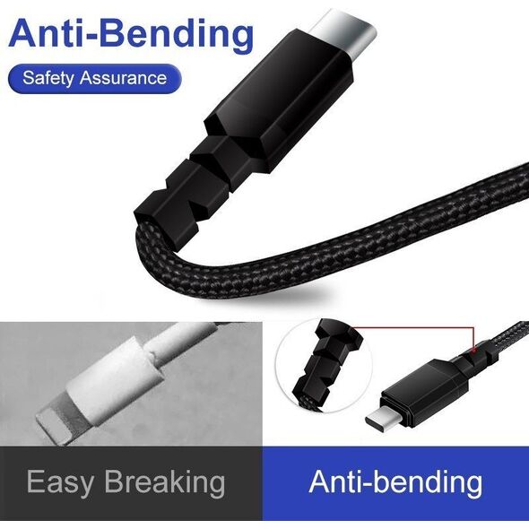 Kabel USB Maclean USB-C - USB-C 2 m Czarny (3) 13026884 5902211130550