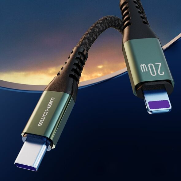 Kabel USB Wekome USB-A - USB-C + microUSB + Lightning 1.2 m Srebrny (WK-WDC-170_SILVER) 13027013 6941027631997