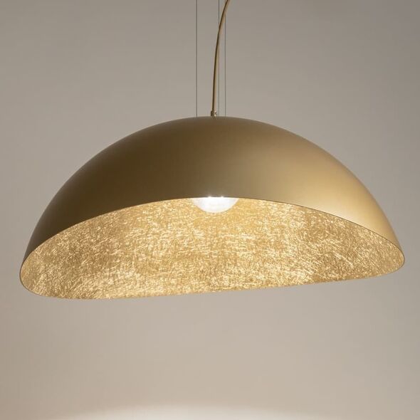 Lampa wisząca Sigma Wisząca lampa sypialniana SOLARIS 40595 Sigma kopułowa złota 13037121 5905143283585