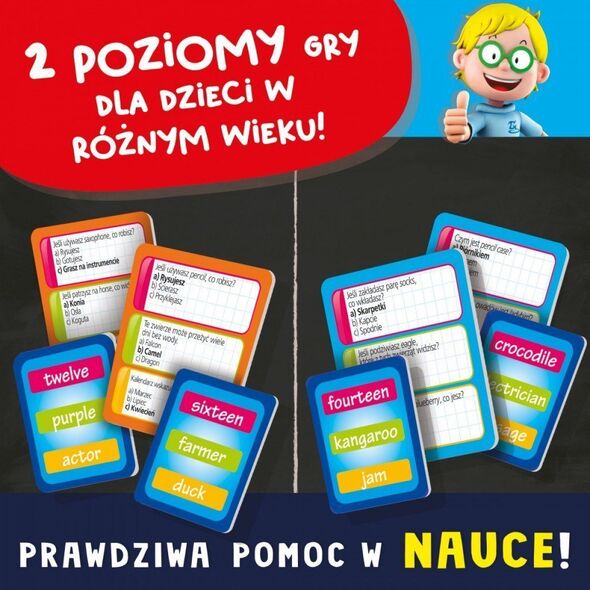Lisciani LISCIANI I"M A GENIUS QUIZ - JĘZYK ANGIELSKI 13048228 8008324101979