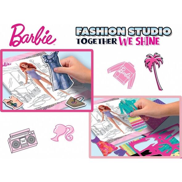 Lisciani LISCIANI BARBIE SKETCH BOOK TOGETHER FASHION STUDIO 13048238 9788833512808
