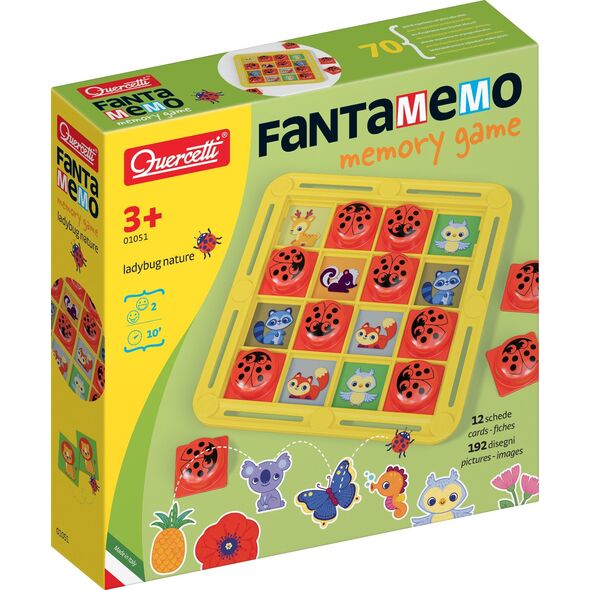 Quercetti QUERCETTI FANTAMEMO BIEDRONKA 13048297 8007905010518