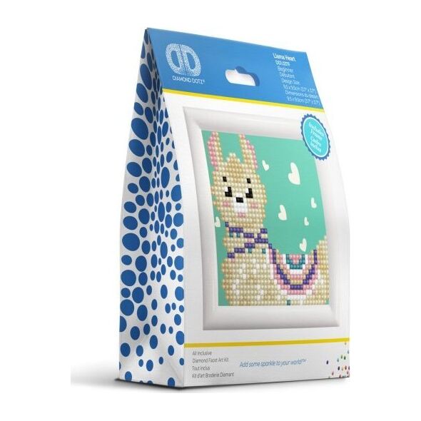 DIAMOND DOTZ DIAMOND DOTZ LLAMA HEART 13057025 4895225912704