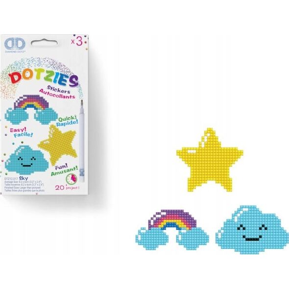 DIAMOND DOTZ DIAMOND DOTZ SKY- 3PAK NAKLEJKI 13057043 4897073245850
