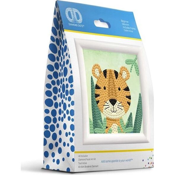 DIAMOND DOTZ DIAMOND DOTZ WOODLAND TIGER 13057047 4895225927340