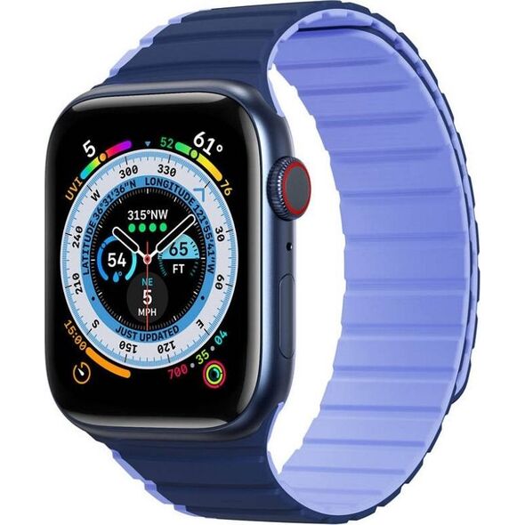 DUXDUCIS Pasek magnetyczny Dux Ducis Strap (LD Version) Apple Watch 4/5/6/7/SE/8 40/41mm niebieski 13059868 6934913027875