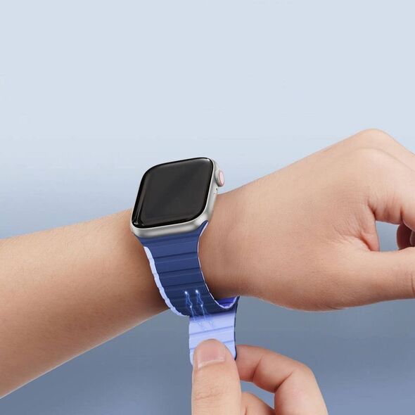 DUXDUCIS Pasek magnetyczny Dux Ducis Strap (LD Version) Apple Watch 4/5/6/7/SE/8 40/41mm niebieski 13059868 6934913027875