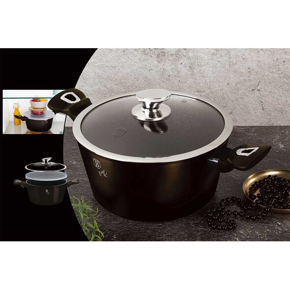 Berlinger Haus GARNEK GRANITOWY 28cm BERLINGERHAUS BH-6606 SHINY BLACK 13060837 5999108415166