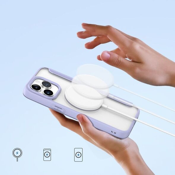 DUXDUCIS Etui Dux Ducis Skin X Pro MagSafe Apple iPhone 15 Pro Max fioletowe 13087025 6934913025284