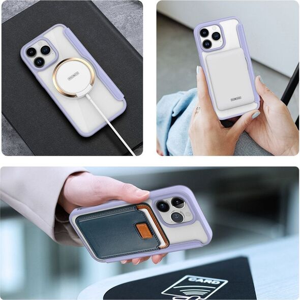 DUXDUCIS Etui Dux Ducis Skin X Pro MagSafe Apple iPhone 15 Pro Max fioletowe 13087025 6934913025284