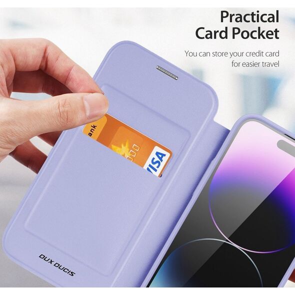 DUXDUCIS Etui Dux Ducis Skin X Pro MagSafe Apple iPhone 15 Pro Max fioletowe 13087025 6934913025284