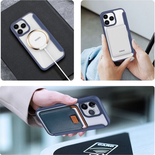 DUXDUCIS Etui Dux Ducis Skin X Pro MagSafe Apple iPhone 15 Pro Max niebieski 13087026 6934913025277
