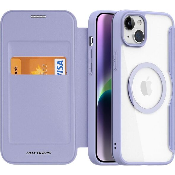 DUXDUCIS Etui Dux Ducis Skin X Pro MagSafe Apple iPhone 15 Plus fioletowy 13087031 6934913025222