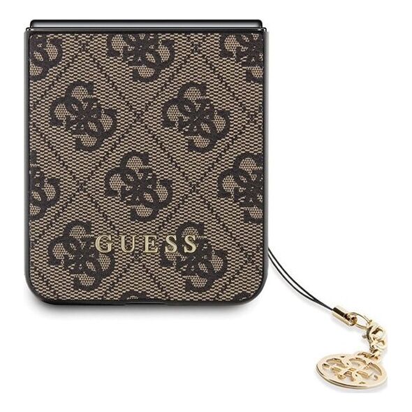Guess Etui Guess GUHCZF5GF4GBR Samsung Galaxy Z Flip 5 hardcase 4G Charms Collection brązowy 13087211 3666339171957