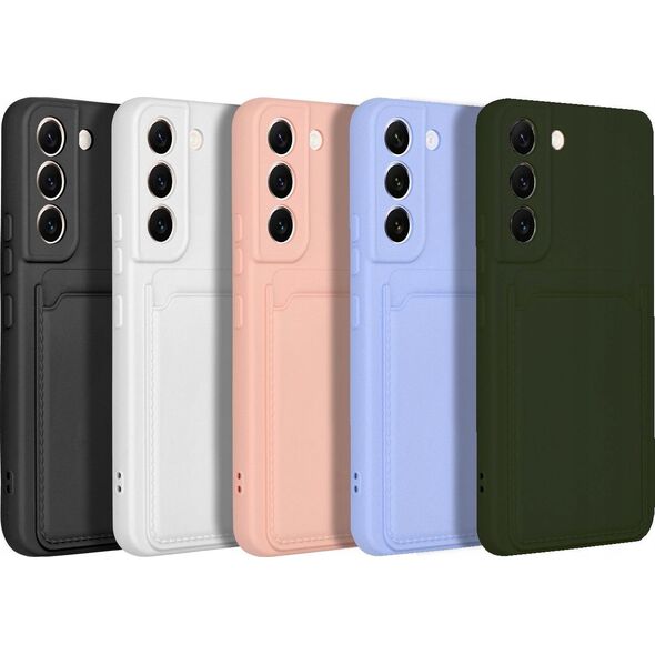 OEM Futerał CARD CASE do SAMSUNG A14 5G / A14 4G różowy 13087752 5903396203299