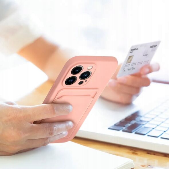 OEM Futerał CARD CASE do IPHONE 11 różowy 13087772 5903396153693