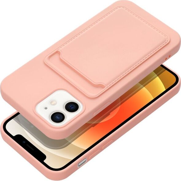 OEM Futerał CARD CASE do IPHONE 12 / 12 Pro różowy 13087797 5903396153709
