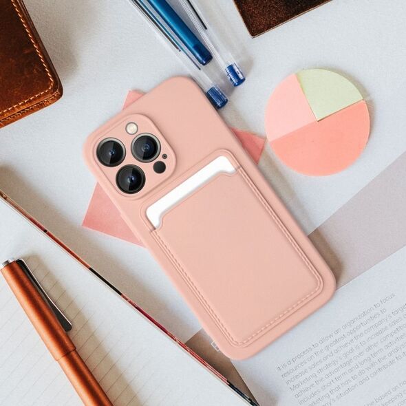 OEM Futerał CARD CASE do IPHONE 12 / 12 Pro różowy 13087797 5903396153709