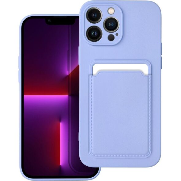 OEM Futerał CARD CASE do IPHONE 13 Pro Max fioletowy 13087912 5903396159527